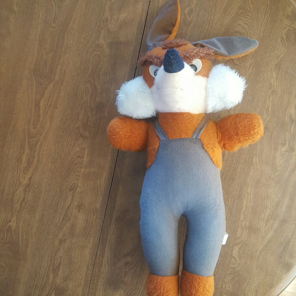 Big Bad Wolf Large Stuffy Stuffed Animal 1978 Vintage A-1 Novelty Co. M